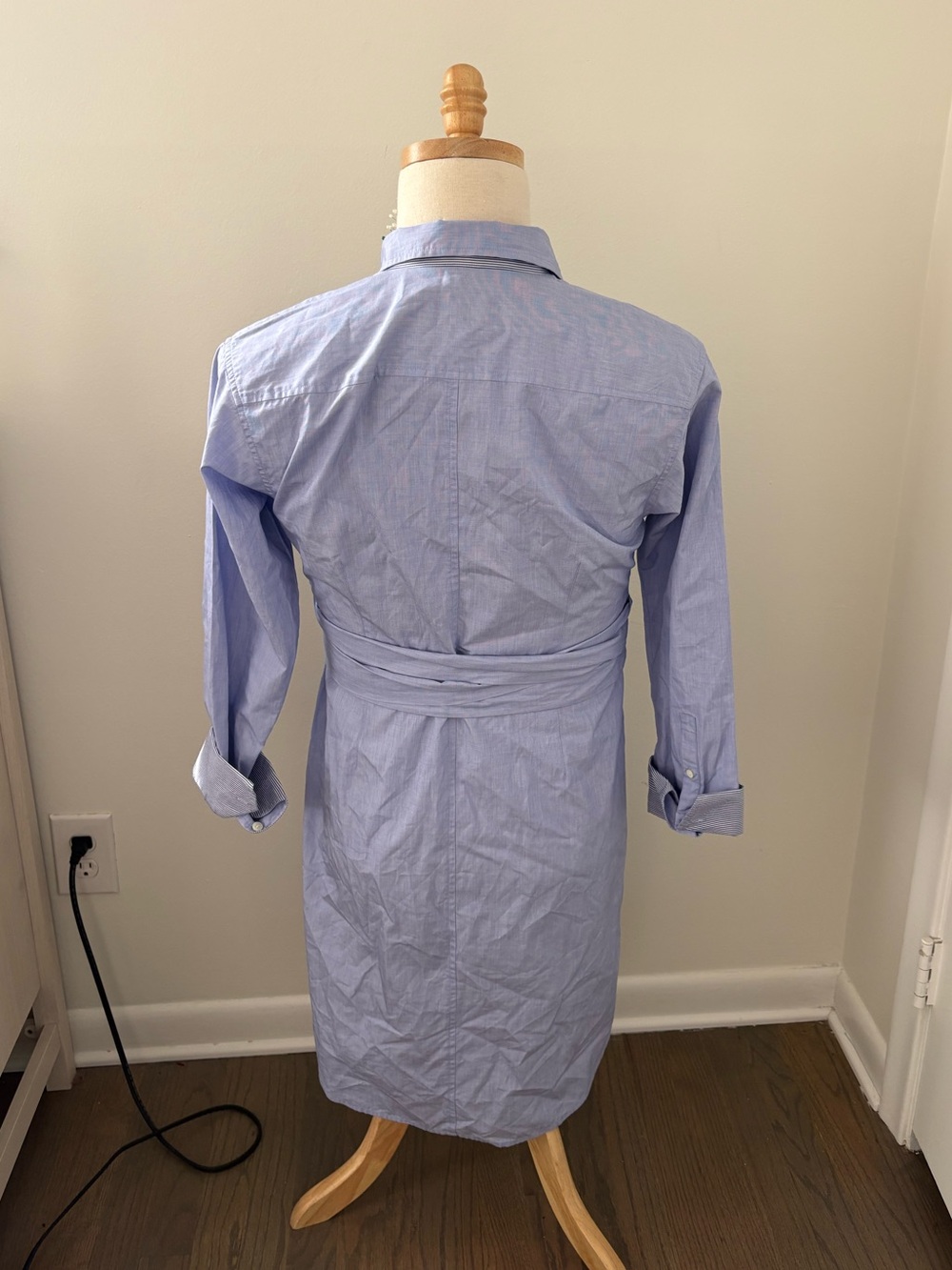 J Crew for Net-A-Porter Collab Shirt Dress Size 10 NWOT - Picture 3 of 5